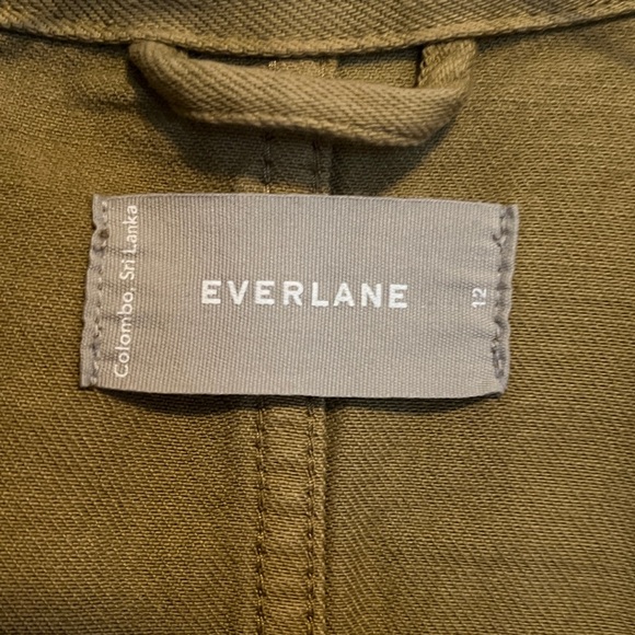 Everlane Supersoft Jean Coverall Size 12 Fennel / Khaki / Tan - Picture 5 of 5